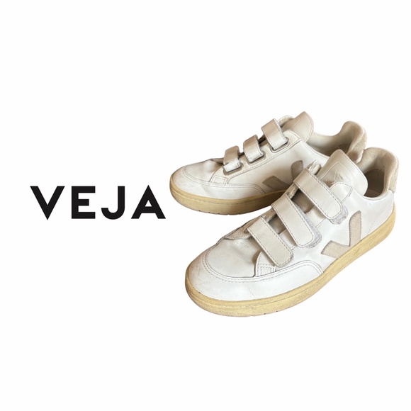Veja | V-Lock Leather Sneakers – White (Women’s US 37) - Picture 1 of 12